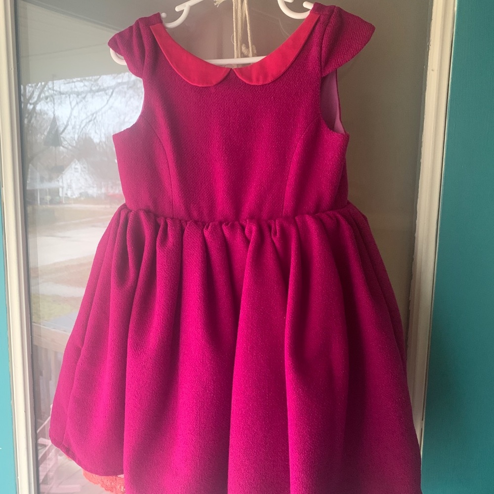 Pleiades designs Pink Tweed shortie 4t